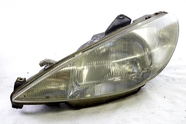 SPREDNJI LEVI ZAROMETI  OEM N. 9632689380 ORIGINAL REZERVNI DEL PEUGEOT 206 / 206 CC 2A/C 2D 2E/K (1998 - 2003) BENZINA LETNIK 2000