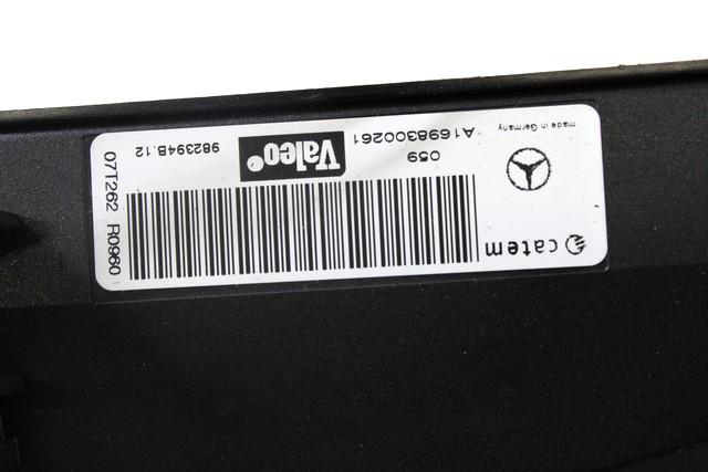 HLADILNIK ZA GRETJE OEM N. A1698300261 ORIGINAL REZERVNI DEL MERCEDES CLASSE B W245 T245 5P (2005 - 2011) DIESEL LETNIK 2007