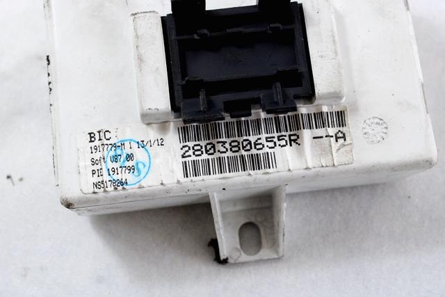 KRMILNA ENOTA RADIJSKE ENOTE OEM N. 280380655R ORIGINAL REZERVNI DEL RENAULT CLIO BR0//1 CR0/1 KR0/1 MK3 R (05/2009 - 2013) DIESEL LETNIK 2012