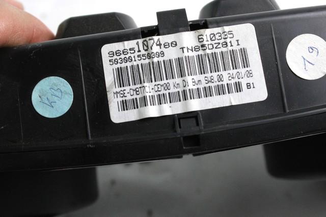 KILOMETER STEVEC OEM N. 9665107480 ORIGINAL REZERVNI DEL PEUGEOT 308 4A 4B 4C 4E 4H MK1 BER/SW/CC (2007 - 2013) DIESEL LETNIK 2008