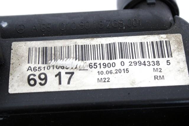 GLAVA, CILINDER IN DELI OEM N. A6510106111 ORIGINAL REZERVNI DEL MERCEDES CLA C117 X117 BER/SW (2013 - 2019) DIESEL LETNIK 2016