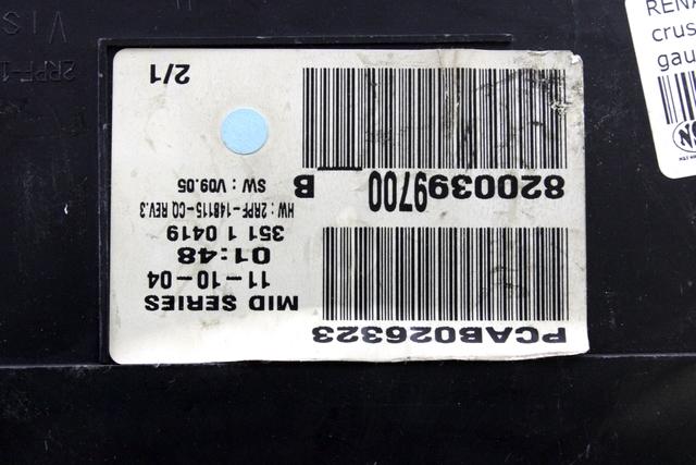 KILOMETER STEVEC OEM N. 8200399700 ORIGINAL REZERVNI DEL RENAULT MEGANE MK2 BM0/1 CM0/1 EM0/1 KM0/1 LM0/1 BER/GRANDTOUR  (10/2002 - 02/2006) DIESEL LETNIK 2005