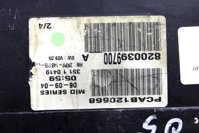 KILOMETER STEVEC OEM N. 8200399700 ORIGINAL REZERVNI DEL RENAULT MEGANE MK2 BM0/1 CM0/1 EM0/1 KM0/1 LM0/1 BER/GRANDTOUR  (10/2002 - 02/2006) DIESEL LETNIK 2005