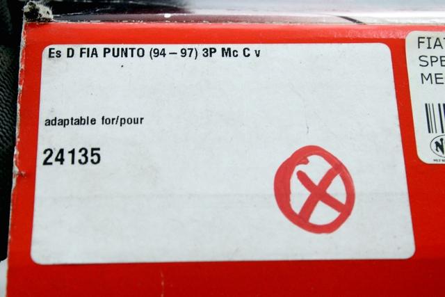 5895319 SPECCHIETTO RETROVISORE ESTERNO DESTRO REGOLAZIONE MANUALE FIAT PUNTO 1.1 40KW 3P B 5M (1997) RICAMBIO NUOVO