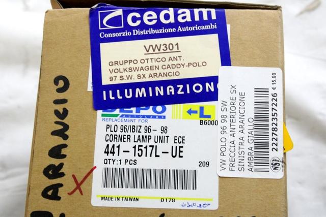 SPREDNJI INDIKATOR OEM N. 6K5953049B ORIGINAL REZERVNI DEL VOLKSWAGEN CADDY 9K9B MK2 (1996 - 2005)DIESEL LETNIK