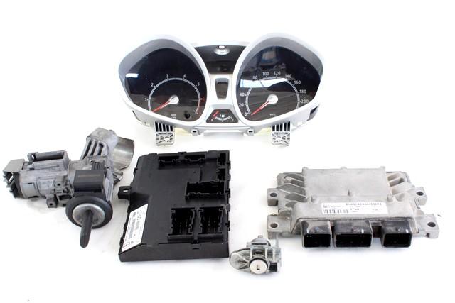 KOMPLET ODKLEPANJE IN VZIG  OEM N. 33333 KIT ACCENSIONE AVVIAMENTO ORIGINAL REZERVNI DEL FORD FIESTA CB1 CNN MK6 (09/2008 - 11/2012) BENZINA/GPL LETNIK 2010