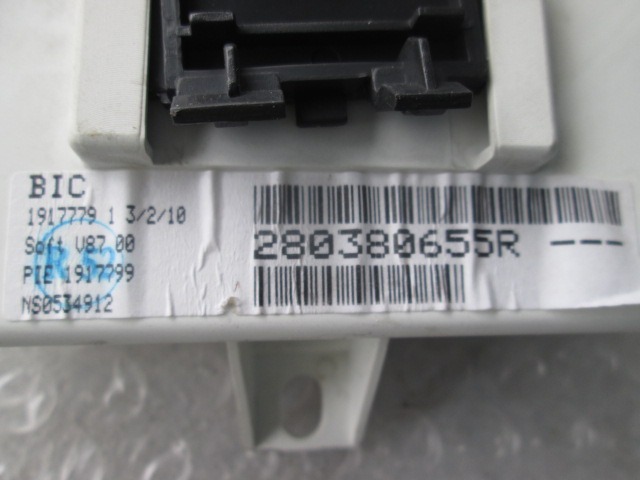 OJACEVALEC / ANTENA OEM N. 280380655R ORIGINAL REZERVNI DEL RENAULT CLIO BR0//1 CR0/1 KR0/1 MK3 R (05/2009 - 2013) BENZINA LETNIK 2010