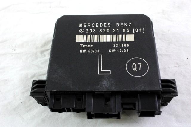 RACUNALNIK VRAT IN STEKEL OEM N. 2038202185 ORIGINAL REZERVNI DEL MERCEDES CLASSE C W203 BER/SW (2000 - 2007) DIESEL LETNIK 2007