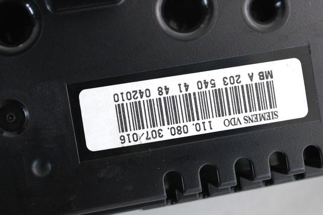 KILOMETER STEVEC OEM N. (D)A2035404148 ORIGINAL REZERVNI DEL MERCEDES CLASSE C W203 BER/SW (2000 - 2007) DIESEL LETNIK 2007