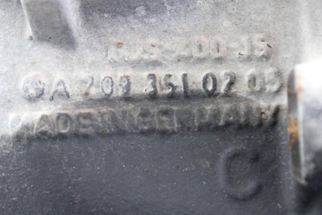 ZADNJI DIFERENCIAL OEM N. A2033510205 ORIGINAL REZERVNI DEL MERCEDES CLASSE C W203 BER/SW (2000 - 2007) DIESEL LETNIK 2007