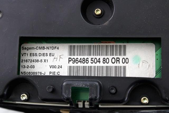 KILOMETER STEVEC OEM N. 9648650480 ORIGINAL REZERVNI DEL CITROEN XSARA (09/2000 - 2004) DIESEL LETNIK 2004