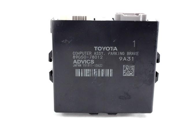 ELEKTRICNA PARKIRNA ZAVORNA  OEM N. 89050-78012 ORIGINAL REZERVNI DEL LEXUS NX Z1 (2014 - 2021)IBRIDO (ELETRICO-BENZINA) LETNIK 2019