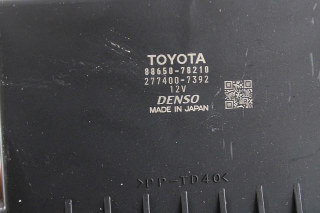 KONTROLNA ENOTA KLIMATSKE NAPRAVE / AVTOMATSKA KLIMATSKA NAPRAVA OEM N. 88650-78210 ORIGINAL REZERVNI DEL LEXUS NX Z1 (2014 - 2021)IBRIDO (ELETRICO-BENZINA) LETNIK 2019
