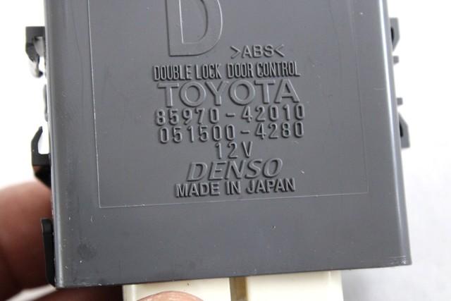 CENTRALNO ZAKLEPANJE OEM N. 85970-42010 ORIGINAL REZERVNI DEL LEXUS NX Z1 (2014 - 2021)IBRIDO (ELETRICO-BENZINA) LETNIK 2019