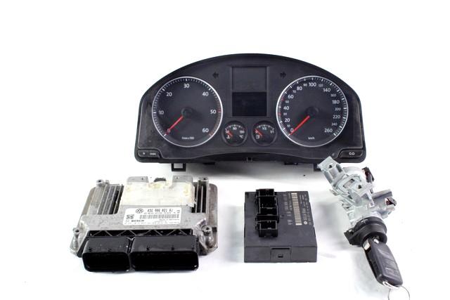 KOMPLET ODKLEPANJE IN VZIG  OEM N. 22555 KIT ACCENSIONE AVVIAMENTO ORIGINAL REZERVNI DEL VOLKSWAGEN GOLF V 1K1 1K5 MK5 BER/SW (02/2004-11/2008) DIESEL LETNIK 2008