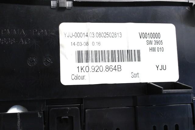 KOMPLET ODKLEPANJE IN VZIG  OEM N. 22555 KIT ACCENSIONE AVVIAMENTO ORIGINAL REZERVNI DEL VOLKSWAGEN GOLF V 1K1 1K5 MK5 BER/SW (02/2004-11/2008) DIESEL LETNIK 2008