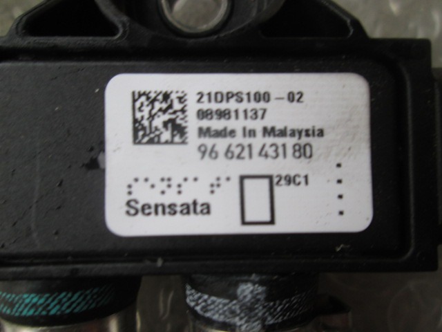 TLAK IZPUSNIH PLINOV SENZORJA OEM N. 9662143180 ORIGINAL REZERVNI DEL CITROEN C3 MK2 SC (2009 - 2016) DIESEL LETNIK 2011