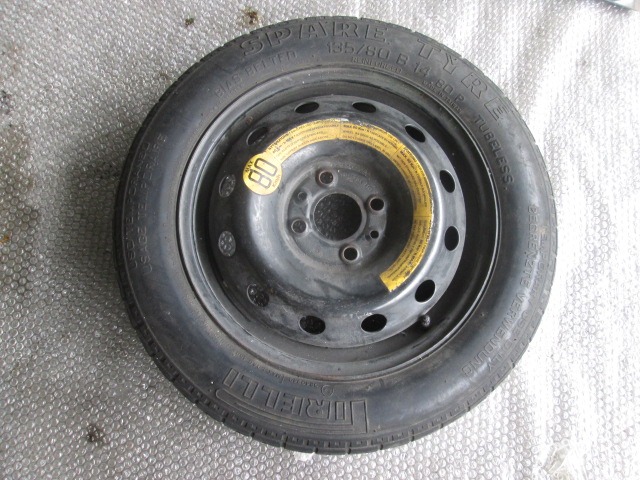 MALO REZERVNO KOLO OEM N.  ORIGINAL REZERVNI DEL FIAT PUNTO 188 188AX MK2 (1999 - 2003) DIESEL LETNIK 2003