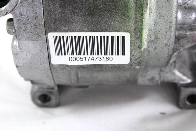 KOMPRESOR KLIME  OEM N. 51747318 ORIGINAL REZERVNI DEL FIAT 500 CINQUECENTO 312 MK3 (2007 - 2015) BENZINA LETNIK 2013