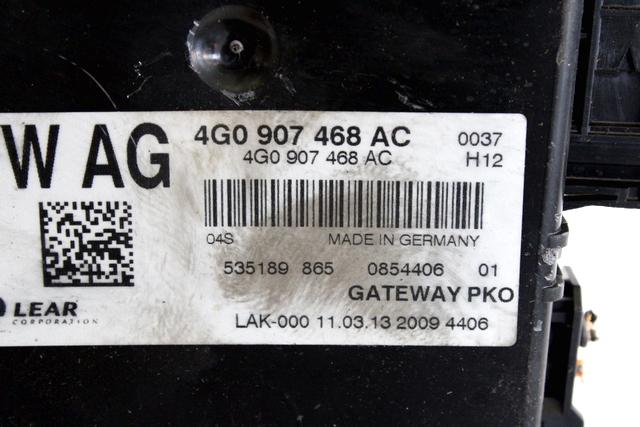 RACUNALNIK VMESNIKA (GATEWAY) OEM N. 4G0907468AC ORIGINAL REZERVNI DEL AUDI A6 C7 BER/SW/ALLROAD (2011 - 2018)DIESEL LETNIK 2017