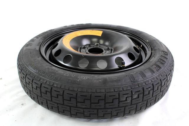 MALO REZERVNO KOLO OEM N. 18392 RUOTINO DI SCORTA ORIGINAL REZERVNI DEL ALFA ROMEO 147 937 R (2005 - 2010) DIESEL LETNIK 2008