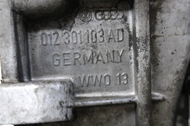 ROCNI MENJALNIK OEM N. 012301103AD CAMBIO MECCANICO ORIGINAL REZERVNI DEL AUDI A4 B6 8E2 8E5 BER/SW (2001 - 2005) DIESEL LETNIK 2003
