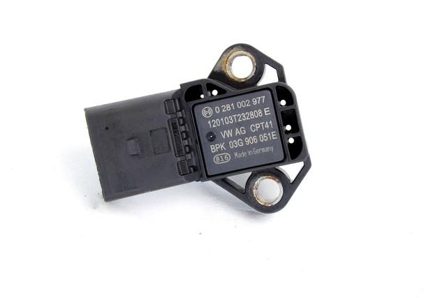 TLAK IZPUSNIH PLINOV SENZORJA OEM N. 03G906051E ORIGINAL REZERVNI DEL VOLKSWAGEN TIGUAN 5N MK1 R (2011 - 2016)  DIESEL LETNIK 2012