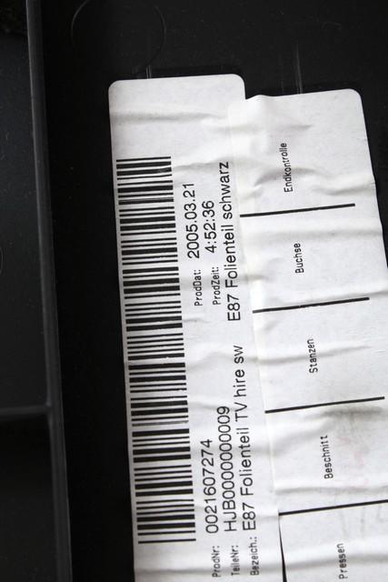 VRATNI PANEL OEM N. PNPDTBWSR1E87BR5P ORIGINAL REZERVNI DEL BMW SERIE 1 BER/COUPE/CABRIO E81/E82/E87/E88 (2003 - 2007) DIESEL LETNIK 2005