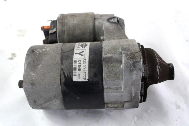 ZAGANJAC MOTORJA  OEM N. 233001F77B ORIGINAL REZERVNI DEL NISSAN MICRA K12 K12E MK3 (2002 - 2010) BENZINA/GPL LETNIK 2009