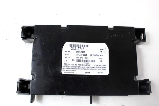 RACUNALNIK TELEFONA  OEM N. 31310712 ORIGINAL REZERVNI DEL VOLVO V70 MK3 135 (2008 - 2016)DIESEL LETNIK 2012
