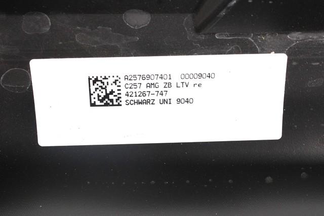 OKRASNA LETEV PRAGA  OEM N. A2576907401 ORIGINAL REZERVNI DEL MERCEDES CLASSE CLS C257 (DAL 2018)DIESEL LETNIK 2019