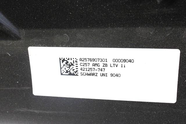 OKRASNA LETEV PRAGA  OEM N. A2576907301 ORIGINAL REZERVNI DEL MERCEDES CLASSE CLS C257 (DAL 2018)DIESEL LETNIK 2019
