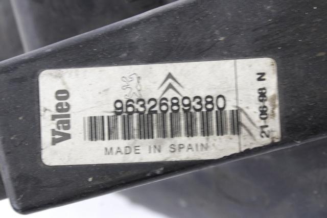 SPREDNJI LEVI ZAROMETI  OEM N. 9632689380 ORIGINAL REZERVNI DEL PEUGEOT 206 / 206 CC 2A/C 2D 2E/K (1998 - 2003) BENZINA LETNIK 2000