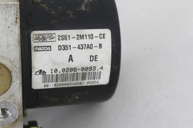 ABS AGREGAT S PUMPO OEM N. 2S61-2M110-CE ORIGINAL REZERVNI DEL FORD FIESTA JH JD MK5 (2002 - 2005) DIESEL LETNIK 2003