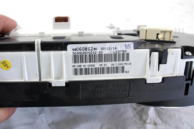 KILOMETER STEVEC OEM N. 9806086280 ORIGINAL REZERVNI DEL PEUGEOT 508 8D BER/SW (2010 -2018)DIESEL LETNIK 2014