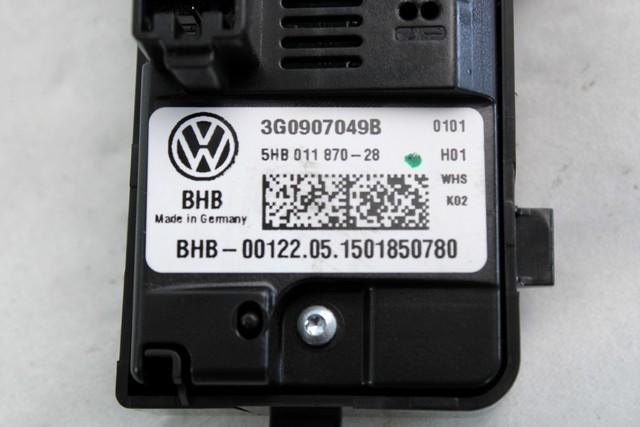 KONTROLNA ENOTA KLIMATSKE NAPRAVE / AVTOMATSKA KLIMATSKA NAPRAVA OEM N. 3G0907049B ORIGINAL REZERVNI DEL VOLKSWAGEN PASSAT B8 3G5 CB5 BER/SW/ALLTRACK (DAL 2015)DIESEL LETNIK 2015