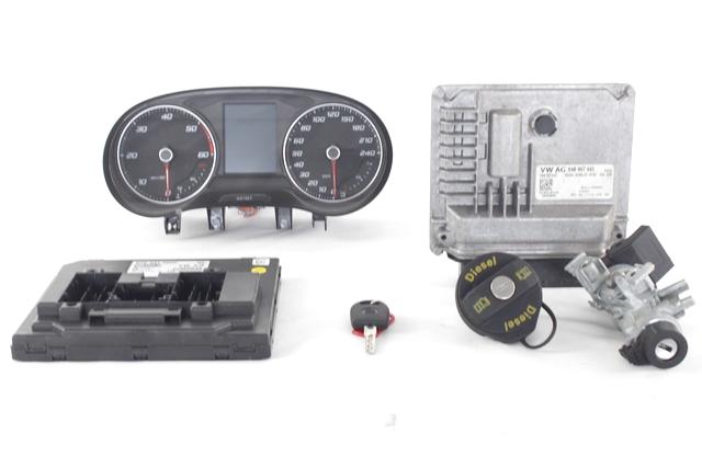 KOMPLET ODKLEPANJE IN VZIG  OEM N. (D)113868 KIT ACCENSIONE AVVIAMENTO ORIGINAL REZERVNI DEL SEAT IBIZA 6J5 6P1 MK4 R BER/SW (2012 -2017) DIESEL LETNIK 2016