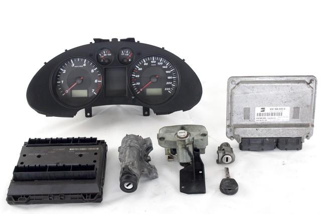 KOMPLET ODKLEPANJE IN VZIG  OEM N. 16523 KIT ACCENSIONE AVVIAMENTO ORIGINAL REZERVNI DEL SEAT IBIZA 6L1 MK3 (01/2002 - 01/2006) BENZINA LETNIK 2002