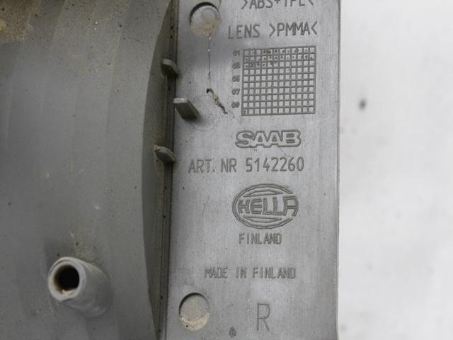 ZADNJI DESNI ZAROMETI OEM N. 5142260 ORIGINAL REZERVNI DEL SAAB 9-5 YS3E BER/SW (2001 - 2007) DIESEL LETNIK 2002