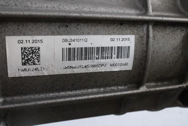 4X4 REDUKTOR OEM N. 0BU341011Q ORIGINAL REZERVNI DEL VOLKSWAGEN TOUAREG 7P5 7P6 MK2 (2010 - 2018)DIESEL LETNIK 2015