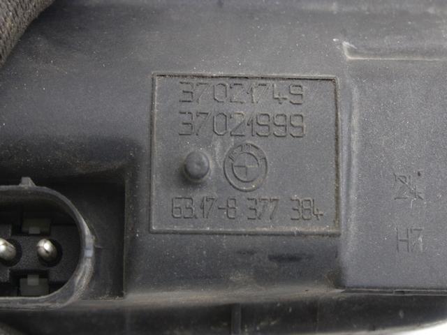 DESNA MEGLENKA OEM N. 63178377384 ORIGINAL REZERVNI DEL BMW SERIE 5 E39 BER/SW (1995 - 08/2000) BENZINA LETNIK 1998