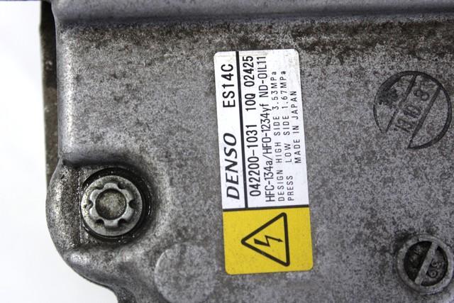 KOMPRESOR KLIME  OEM N. 422001031 ORIGINAL REZERVNI DEL TOYOTA AURIS E18 MK2 (2012 - 2018) IBRIDO (ELETRICO-BENZINA) LETNIK 2013