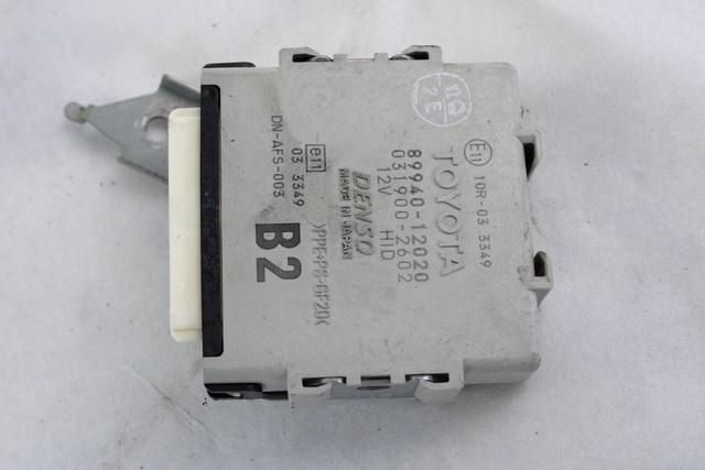 RACUNALNIK ZAROMETOV OEM N. 89940-12020 ORIGINAL REZERVNI DEL TOYOTA AURIS E18 MK2 (2012 - 2018) IBRIDO (ELETRICO-BENZINA) LETNIK 2013