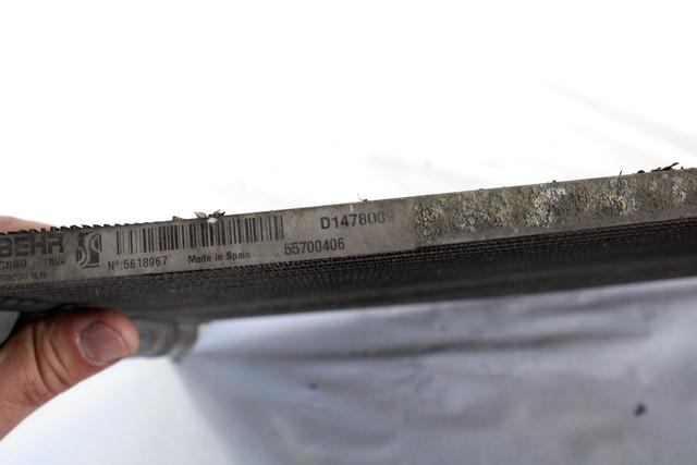 HLADILNIK KLIME OEM N. 55700406 ORIGINAL REZERVNI DEL FIAT PUNTO EVO 199 (2009 - 2012)  BENZINA LETNIK 2011