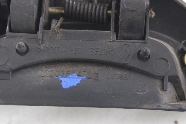 ZUNANJA KLJUKA SPREDNJA LEVA VRATA OEM N. 7700307020 ORIGINAL REZERVNI DEL RENAULT KANGOO KC0/1 MK1 R (2003-2008) DIESEL LETNIK 2006