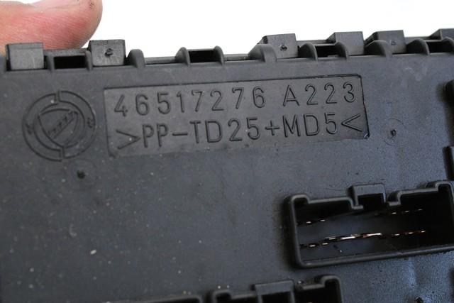 KOMPLET ODKLEPANJE IN VZIG  OEM N. 16589 KIT ACCENSIONE AVVIAMENTO ORIGINAL REZERVNI DEL FIAT MULTIPLA 186 R (2004 - 2010) BENZINA/METANO LETNIK 2005