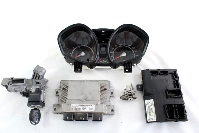 KOMPLET ODKLEPANJE IN VZIG  OEM N. 33333 KIT ACCENSIONE AVVIAMENTO ORIGINAL REZERVNI DEL FORD FIESTA CB1 CNN MK6 (09/2008 - 11/2012) BENZINA/GPL LETNIK 2009