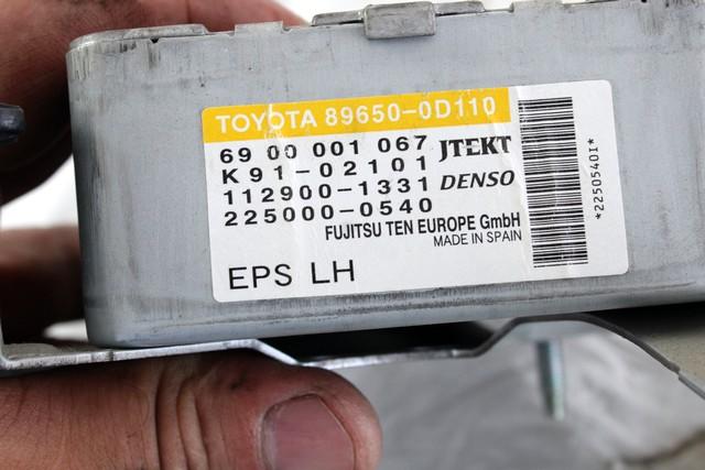 KOMPLET ODKLEPANJE IN VZIG  OEM N. 19256 KIT ACCENSIONE AVVIAMENTO ORIGINAL REZERVNI DEL TOYOTA YARIS P9 MK2 (01/2006 - 2009) BENZINA LETNIK 2007