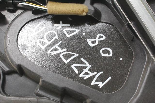 MEHANIZEM DVIGA ZADNJIH STEKEL  OEM N. 17876 SISTEMA ALZACRISTALLO PORTA POSTERIORE ELETT ORIGINAL REZERVNI DEL MAZDA 3 MK1 BK (2003 - 2009)DIESEL LETNIK 2005