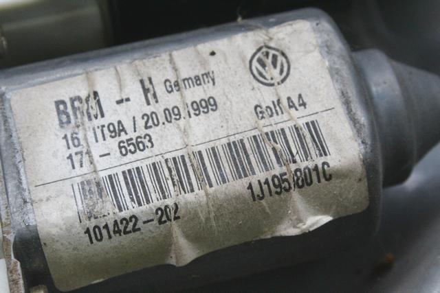 MEHANIZEM DVIGA SPREDNJIH STEKEL  OEM N. 8461 SISTEMA ALZACRISTALLO PORTA ANTERIORE ELETTRI ORIGINAL REZERVNI DEL VOLKSWAGEN GOLF IV 1J1 1E7 1J5 MK4 BER/SW (1998 - 2004) DIESEL LETNIK 1998